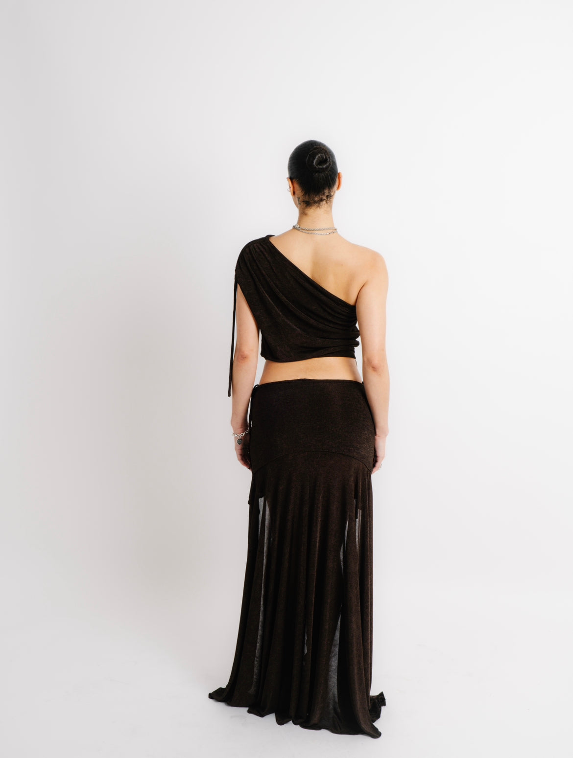 Brown drape set