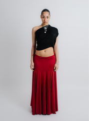 Maxi Skirt Red 002