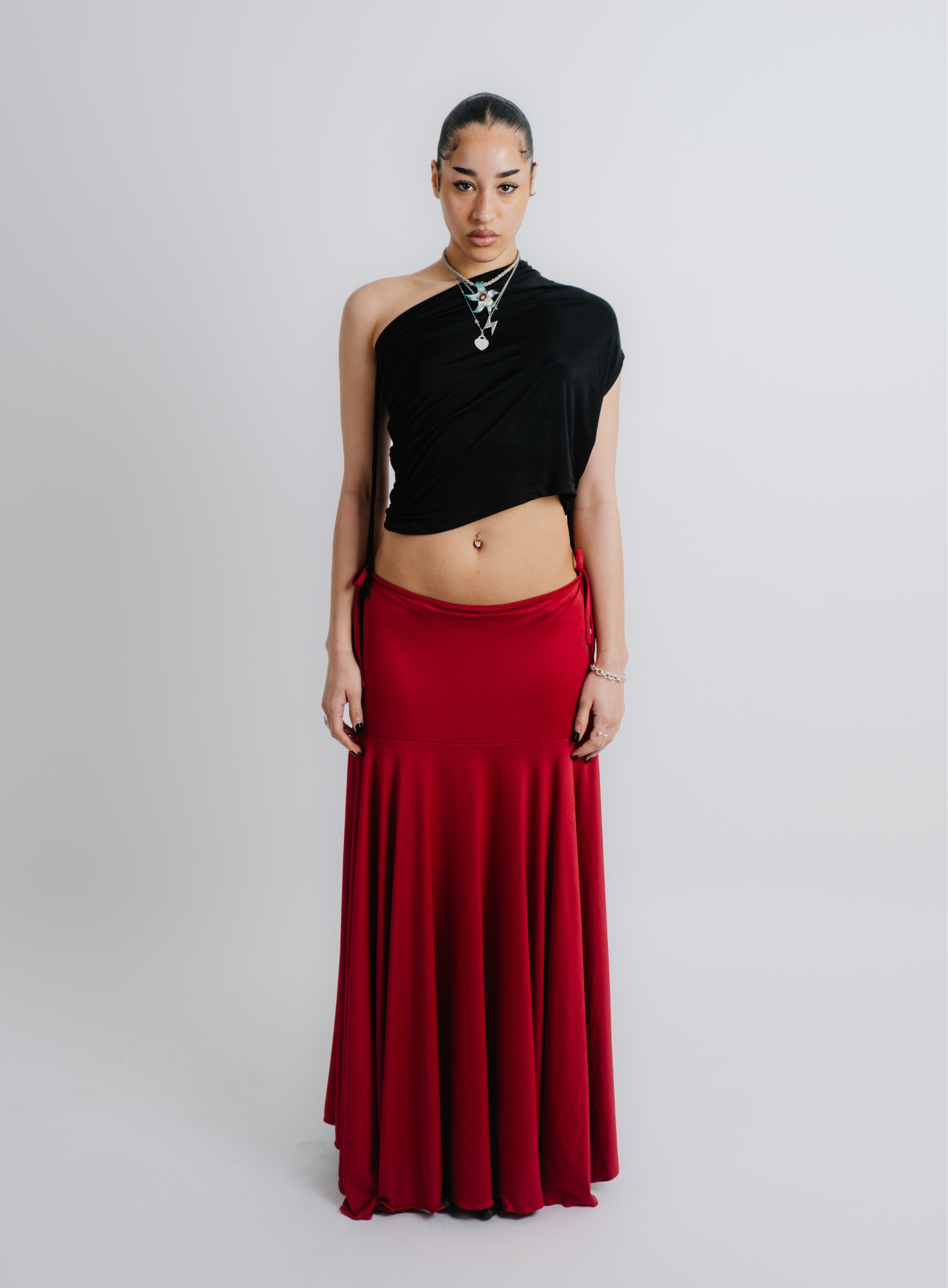 Maxi Skirt Red 002